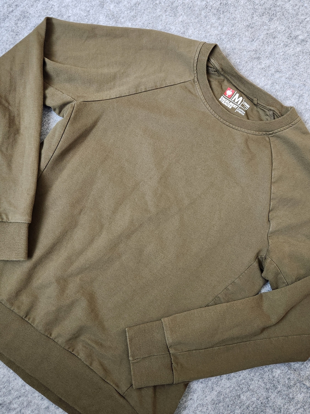 Engelbert Strauss Thermal Sweater Tee Long Sleeve Women's L Green Winter Work